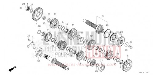 GETRIEBE (CMX1100A/A2) CMX1100A2P de 2023